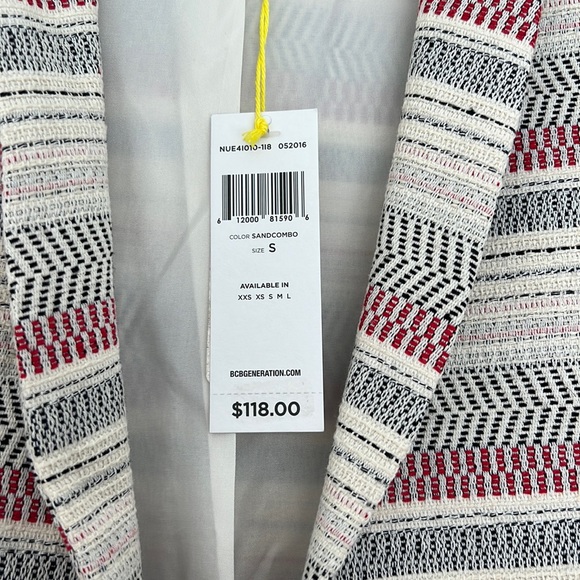NWT BCBGeneration Striped Vest - Picture 5 of 9